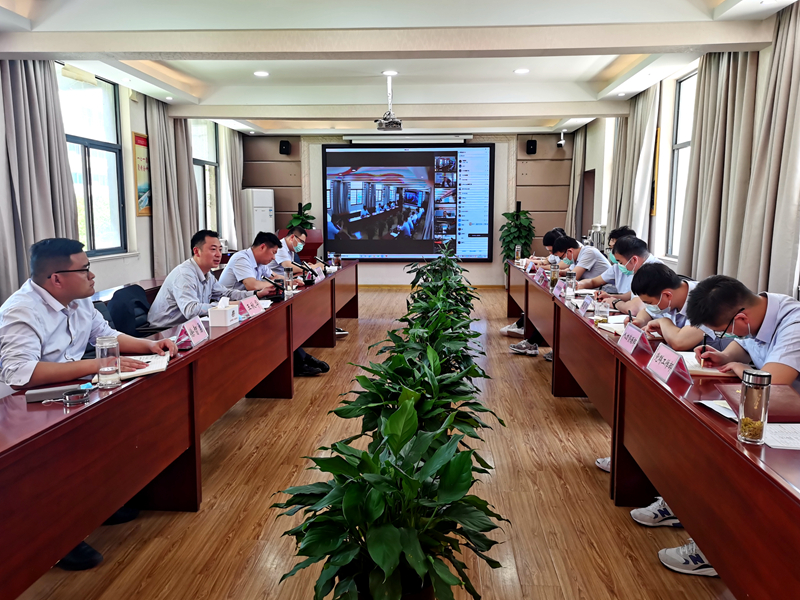 隧道分公司召开近期安全生产与疫情防控视频调度会 - 副本